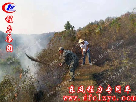 大家奮力滅火