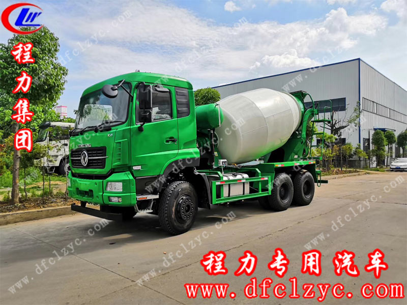 程力集團(tuán)東風(fēng)混凝土攪拌運(yùn)輸車，滿滿重金屬的質(zhì)感