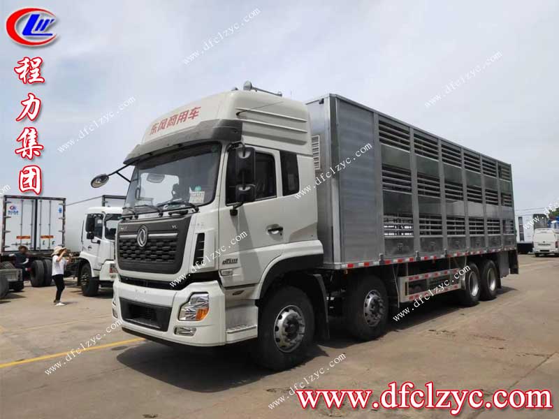 （國五）東風(fēng)天龍前四后八鋁合金運(yùn)豬車