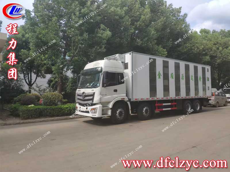 福田歐曼前四后八運(yùn)豬車（國五）